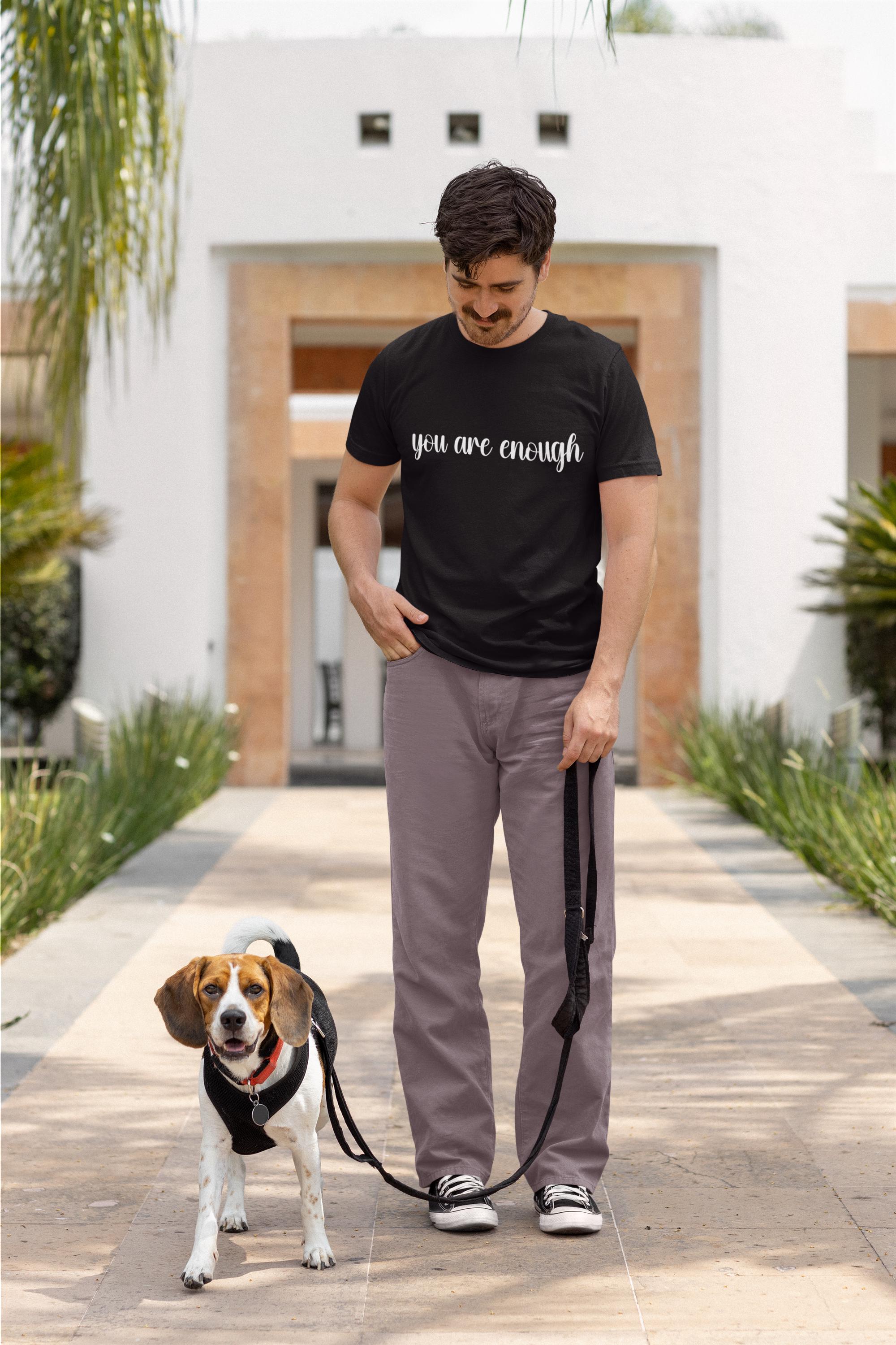 You Are Enough T-Shirt, Gildan 64000, Mental Health Shirt, Kindness Message Tee, Inspirational Back Print, Gift for Friend or Stranger - Thumbnail 7