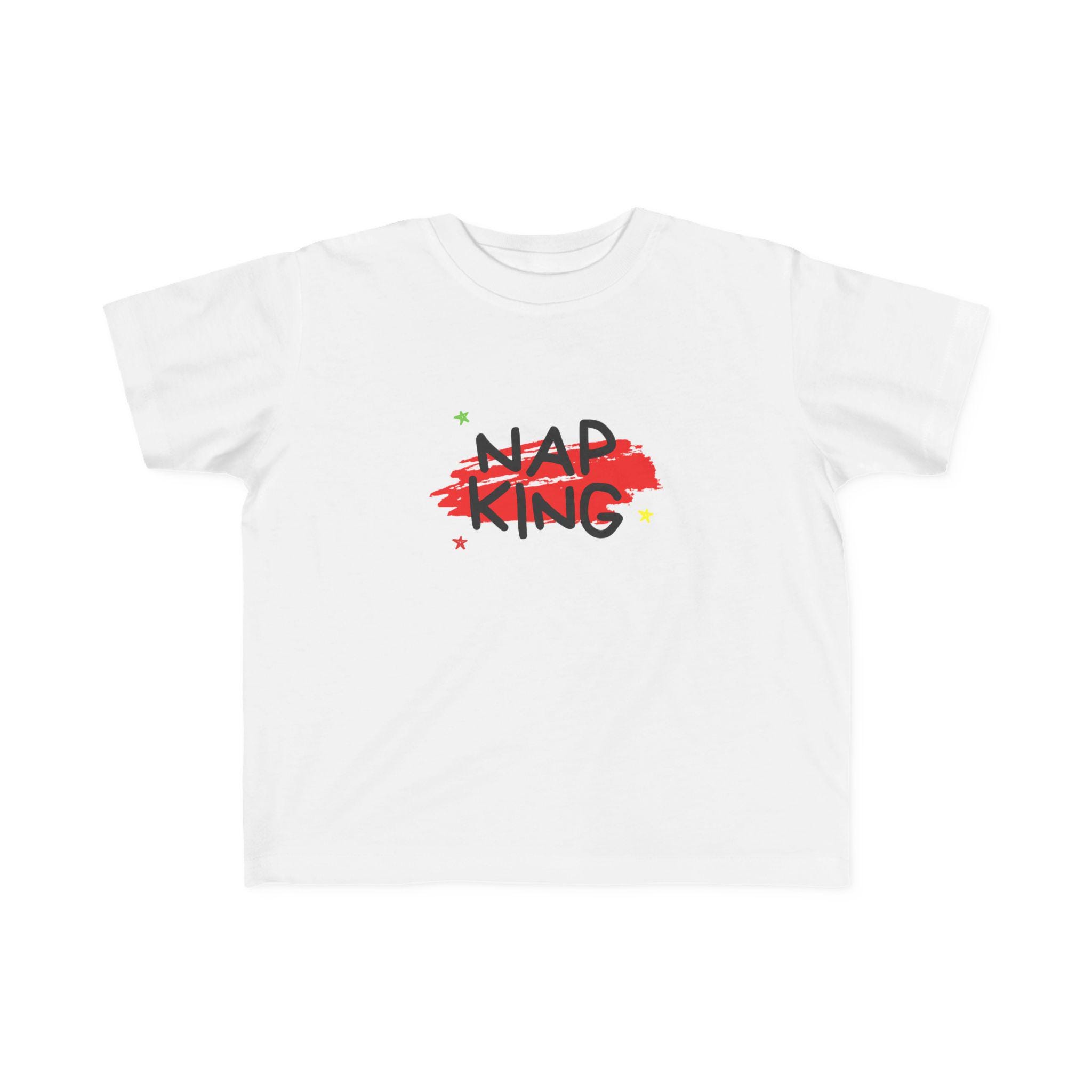 NAP KING Toddler T-Shirt, Funny Nap Shirt for Boys & Girls, Gildan 64500P Softstyle Toddler Tee, Toddler Gift Idea, Nap Time Shirt