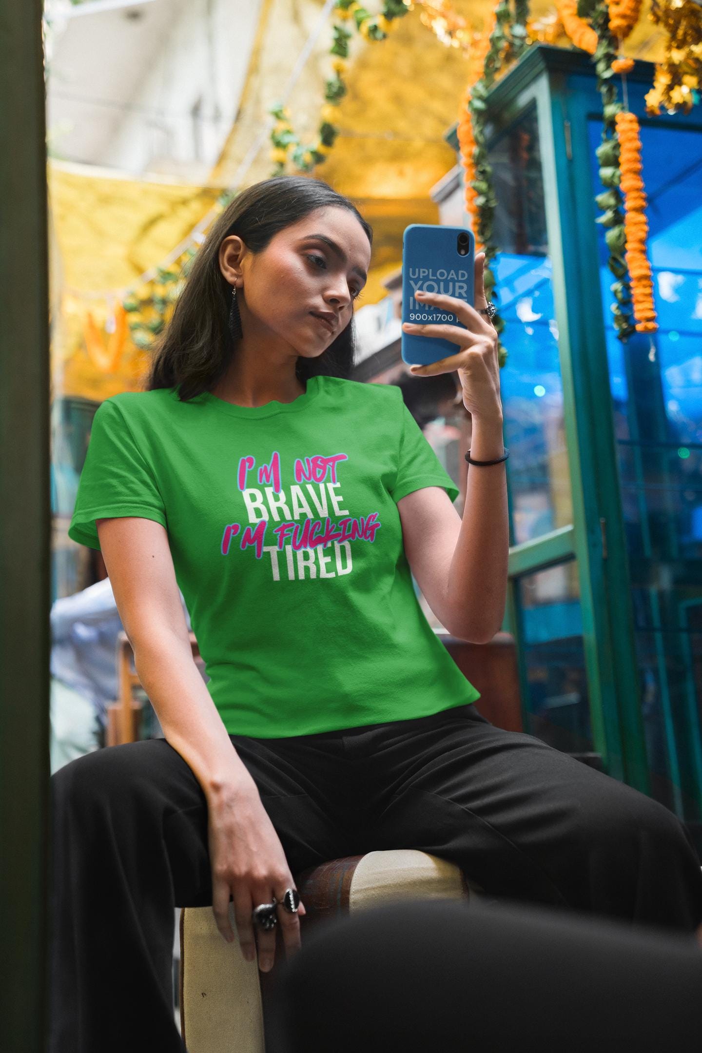 Im Not Brave Im F*cking Tired Shirt, Mental Health Burnout Shirt, Raw Survivor T-Shirt, Trauma Recovery Tee, Bold Emotional Quote Shirt