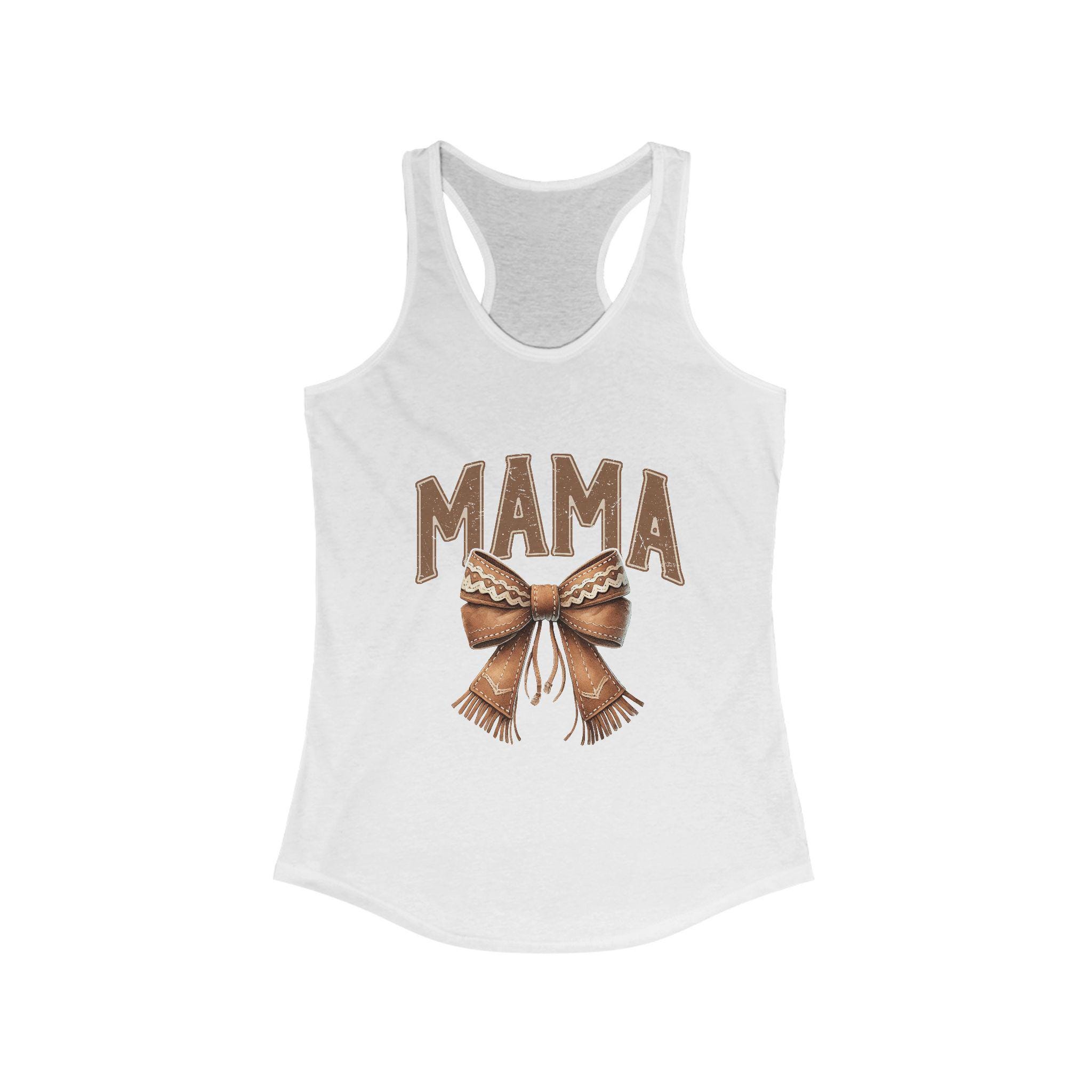Country Mama Shirt - Bow Graphi by Southern T-Shirt, Cowgirl Mom Outfit, Country Aesthetic Mom Life Tee - Thumbnail 6