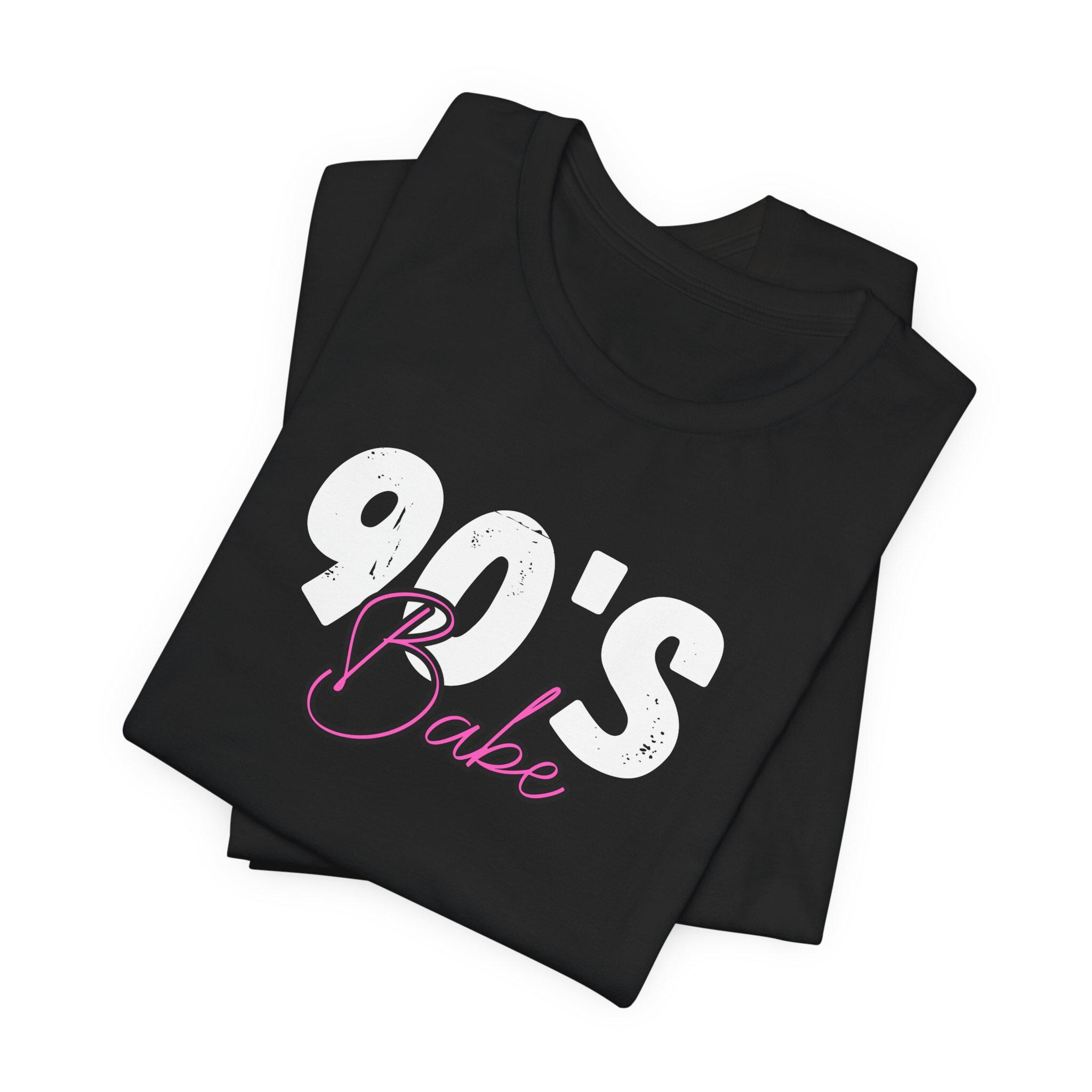 90's Babe Tee, Retro Fashion, Casual Wear, Gift for Her, 90s Nostalgia, Birthday Gift, Trendy T-Shirt - Thumbnail 2