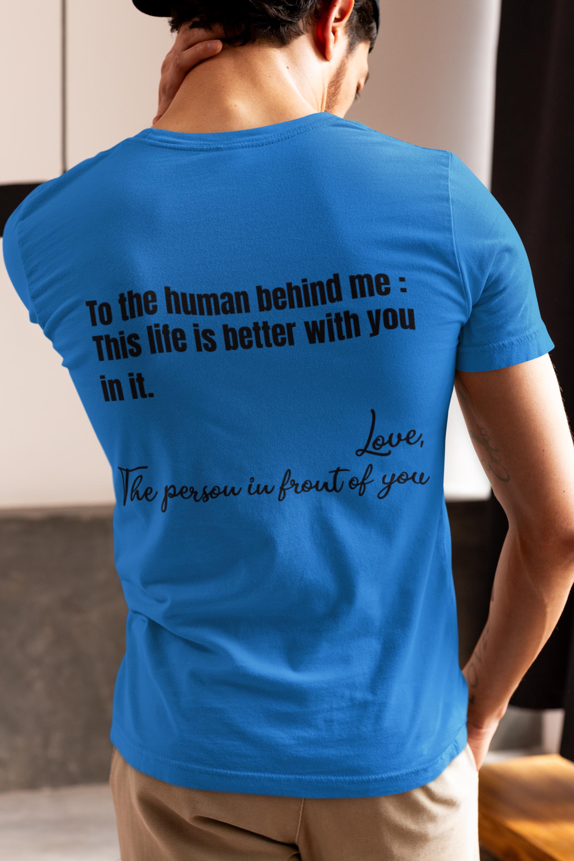 You Are Enough T-Shirt, Gildan 64000, Mental Health Shirt, Kindness Message Tee, Inspirational Back Print, Gift for Friend or Stranger - Thumbnail 4