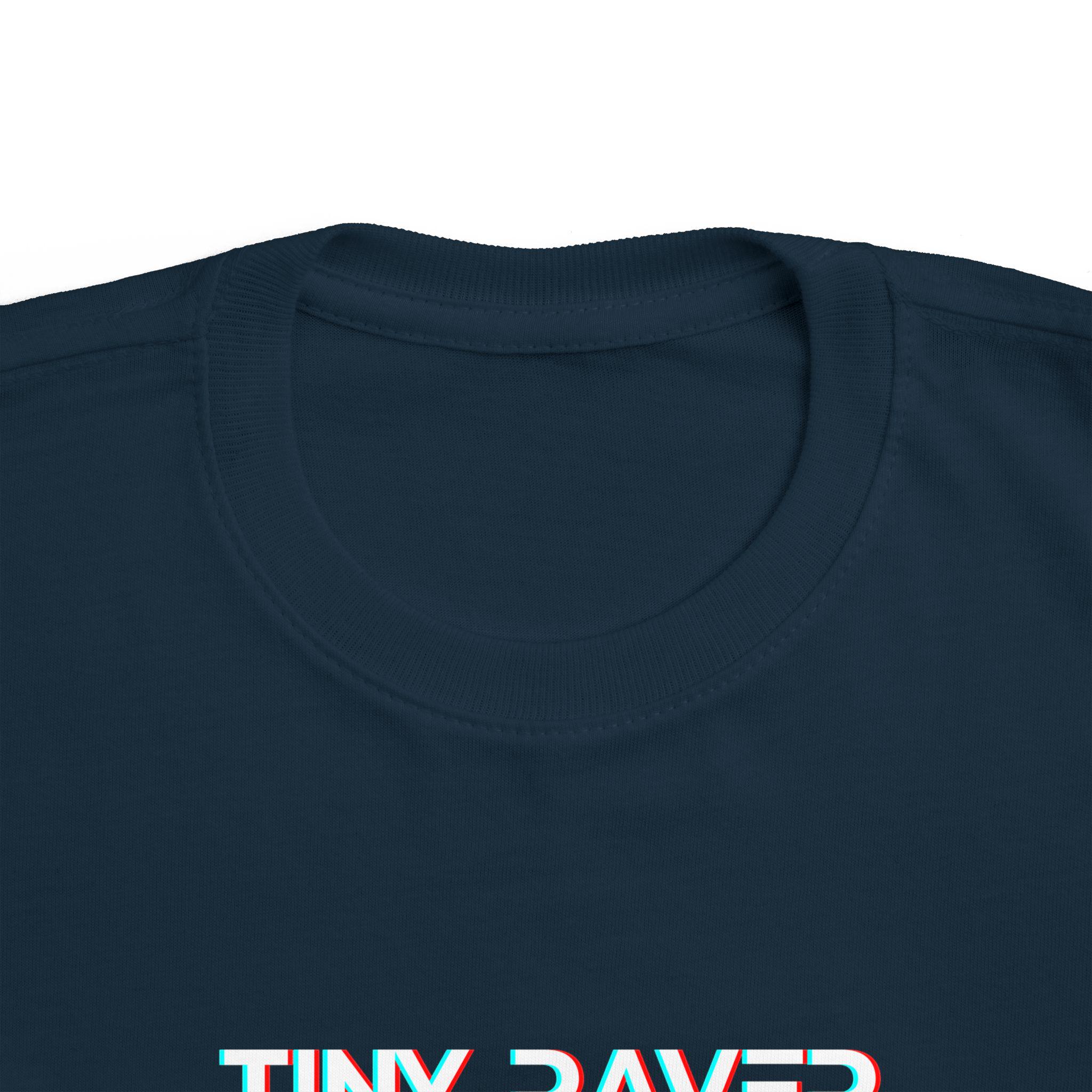 Tiny Raver in Training Toddler T-Shirt, Rabbit Skins 3321 EDM Kids Shirt, Funny Festival Outfit for Toddlers, Rave Clothing for Kids - Thumbnail 6