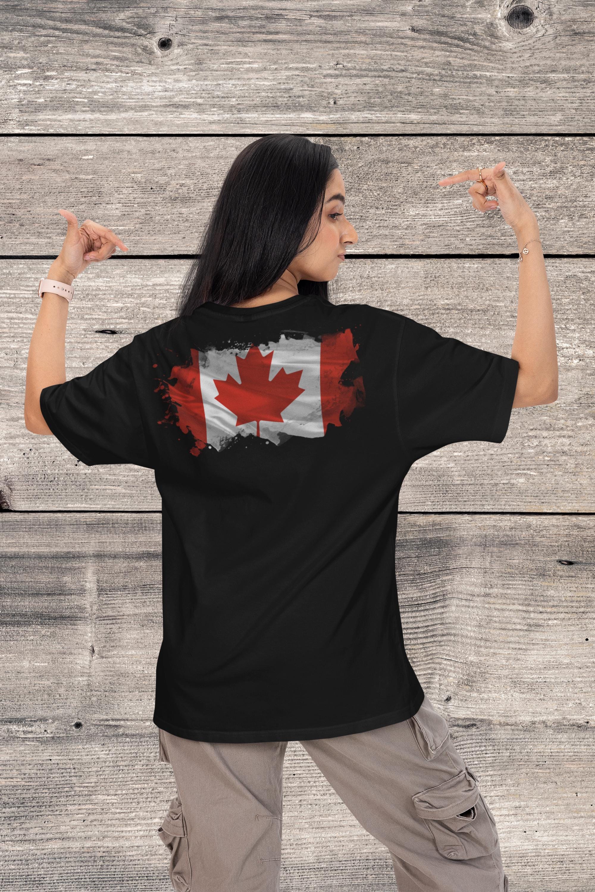 Canada Maple Leaf Graphic T-Shirt, Casual Summer Tee, Gift for Canadians, Travel Shirt, Canada Day Celebration - Thumbnail 6