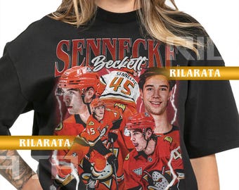 Camiseta vintage de Beckett Sennecke, regalo para mujer y hombre, camiseta deportiva unisex, sudadera