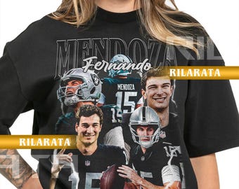 Koszulka Fernando Mendoza Vintage T-shirt Prezent dla kobiet i mężczyzn Koszulka unisex Bluza sportowa