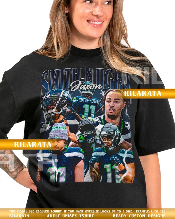 Jaxon Smith-njigba Vintage T-shirt Gift for Women and Man Shirt