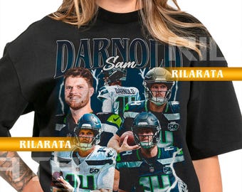 Sam Darnold Vintage T-Shirt Gift for Women and Man Shirt Unisex Tee Sport Sweatshirt