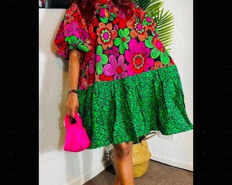 African print  dressAnkara wedding dress,african print bride Dress,africanmermaid dress,african print flared midi maxi dress,bubu dress
