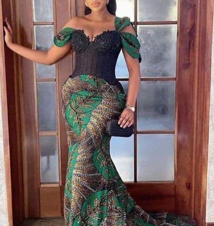 Ankara Wedding Dress - Main Image