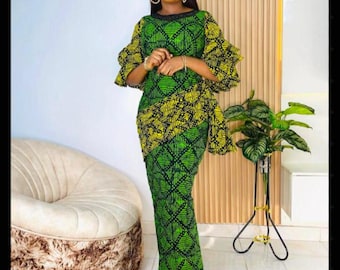 African print dress Ankara wedding dress,african print bride Dress, african  mermaid dress, african print flared midi maxi dress, bubu dress