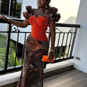 Ghana Kente Dress - Etsy Ghana Kente Dress - Etsy