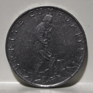 1970 Turkey 2.5 Lira Coin – Rare Vintage Turkish Currency, Numismatic Collectible Coin