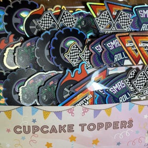 Cupcake Toppers, Cake Topper, Personalized Cupcake Toppers, Custom Party Toppers, Birthday Cupcake Toppers