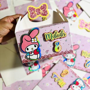 Melody Party Favor Boxes, Melody Gift Boxes, Candy Melody Boxes for Party Treats, Decorative Melody Favor Boxes, Melody Inpired Candy Boxes