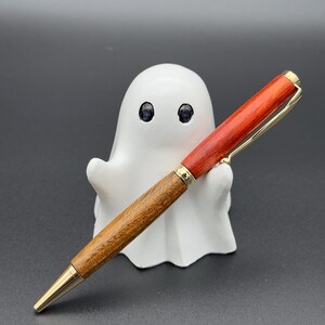 Slimline pen, half padauk en half verahout