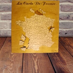 Rompecabezas del mapa de Francia