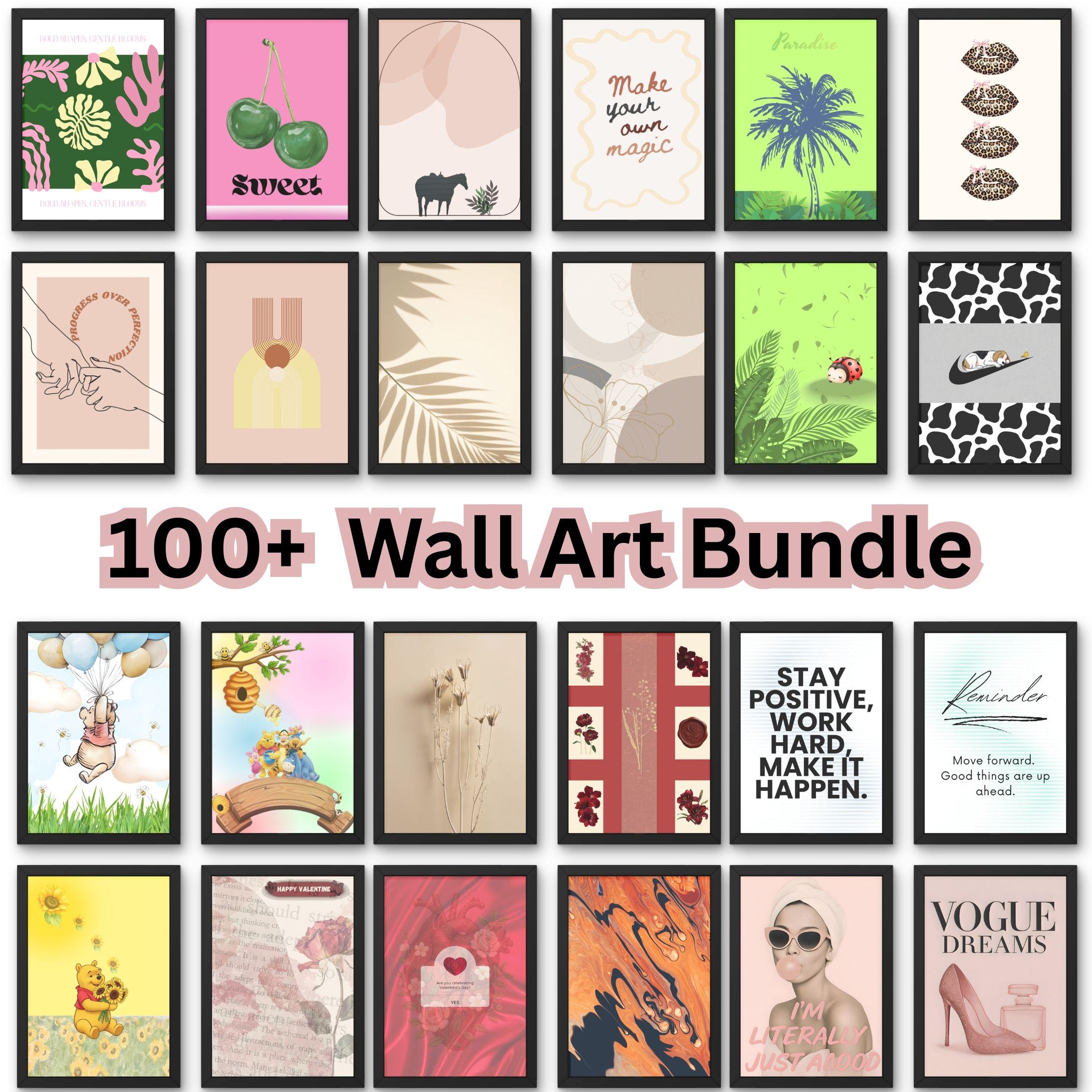 Printable Wall Art Bundle | Printable Wall Art, Gallery Wall Set ...