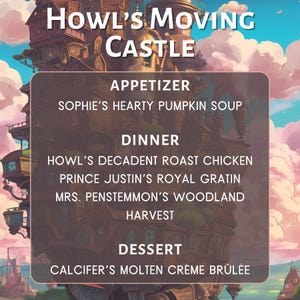 Studio Ghibli Movies THEMED Cookbook image 13