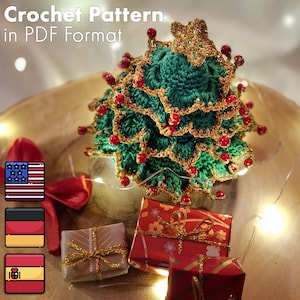 Crochet Christmas Tree Pattern – PDF Download – DIY Step-by-Step Instructions