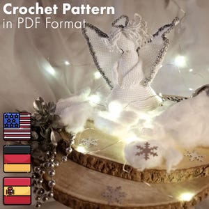 Crochet Angel Pattern – PDF Download – DIY Step-by-Step Instructions
