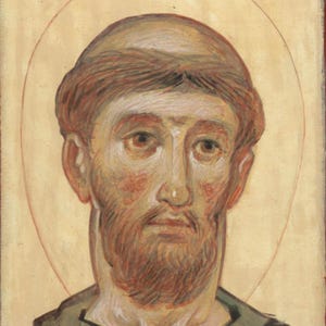 Miniature icon of St Francis of Assisi
