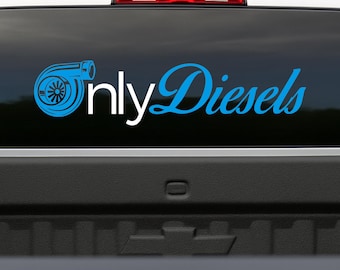 OnlyDiesels Vinyl Car Truck Decal Sticker