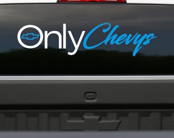OnlyChevys Vinyl Car Truck Decal Sticker