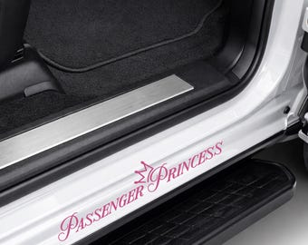 Passenger Princess Vinyl Car Truck Decal Sticker