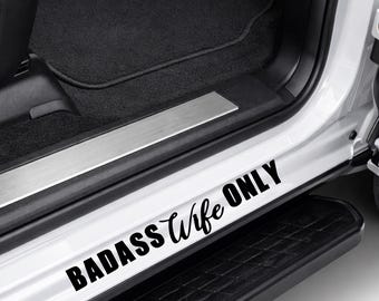 Wife Only Door Jamb Vinyl Car Truck Decal Sticker