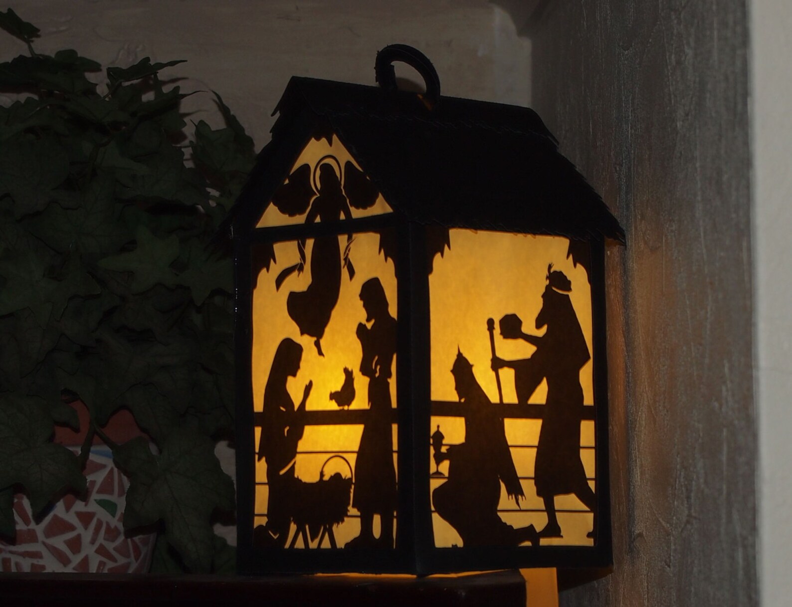 Download Nativity Paper Lantern for Christmas SVG digital cutting | Etsy