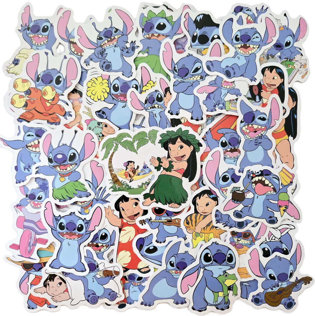 Lilo and Stitch Stickers, Vinyl Stickers, Waterproof, Stickers for ...