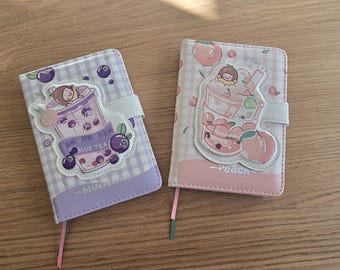 Mini Boba Notebook Diary Journal