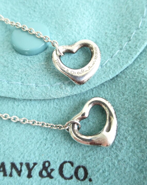 18K Yellow Gold Tiffany & Co. Elisa Peretti Floating Heart  Tiffany & Co. floating heart earrings main image 2