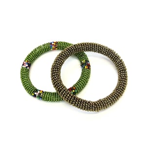 bold vintage statement bracelets   ...   pair of beaded bracelets  ...   Kenya Africa