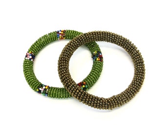 bold vintage statement bracelets   ...   pair of beaded bracelets  ...   kenya aftica