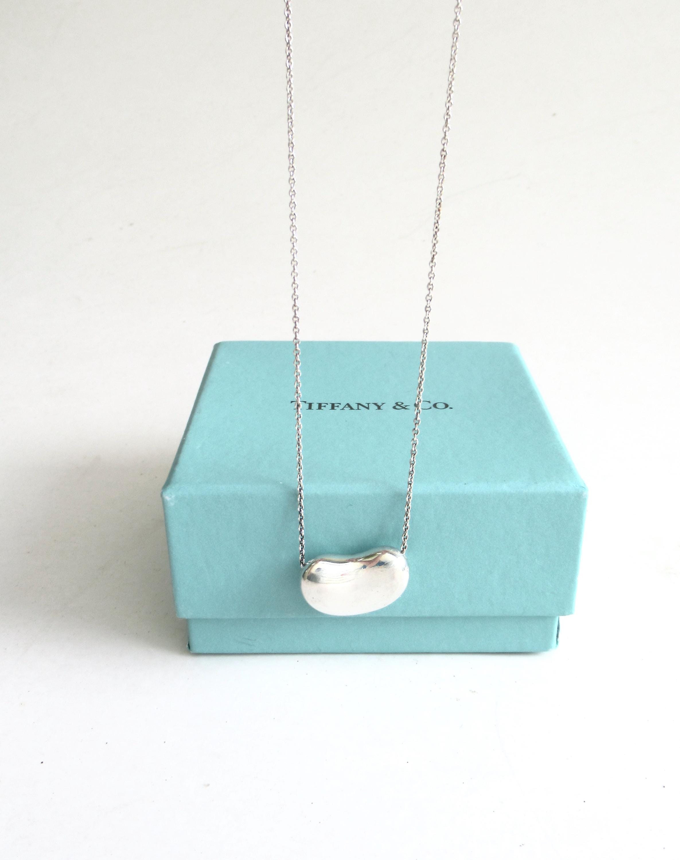 Tiffanys and Co Necklace Bean - Etsy