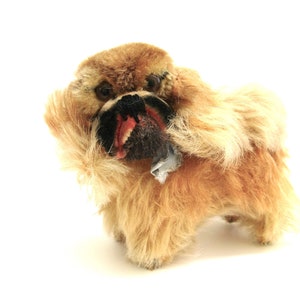 peky original vintage steiff mohair pekinese ... vintage german dog ... made in germany image 3