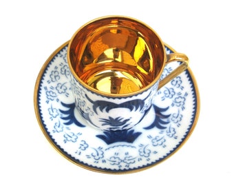 ARABIA espresso mocha cup   ...  blue bird gold demitasse  ... Finnish cup and saucer  ...  SheFoo petite cup