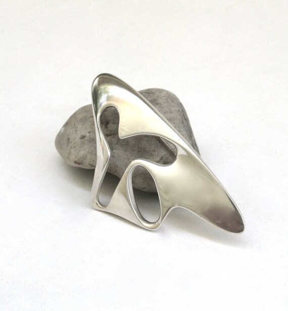 georg jensen   ...    modernist  sterling silver … - image 1