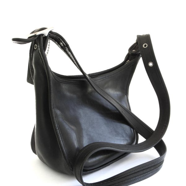 vintage Coach Janice legacy bag ...  black leather crossbody bag  ...   classic small shoulder bag