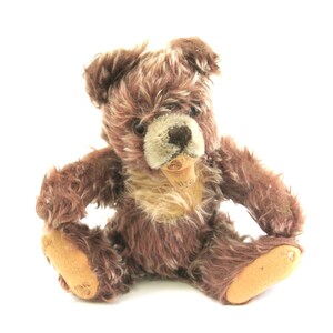 Peluche Ours Steiff Zotty En Mohair – Vintage Made In Germany 1950-60