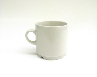ARABIA   Kesti   ...   white porcelain coffee cup   ...  Finnish  mug   ...   Scandinavian mid century modern  ...  finland