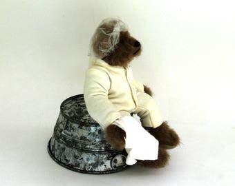 vintage jointed teddy bear  ...   linda spiegel lohre  ...  bearly there