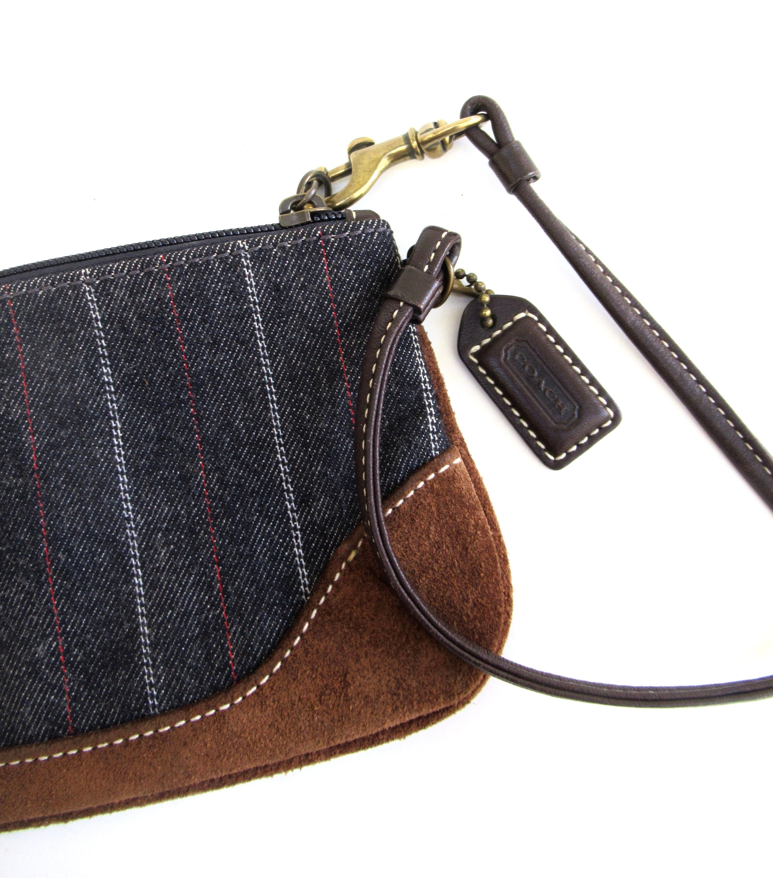 ポーチ Coach CAP97 Pouch Wristlet DENIM COACH® Outlet | Pouch Wristlet