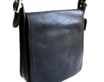 バッグ old COACH leather shoulderbag black Vintage Coach Black Leather hobo Shoulder Bag Silver Zip