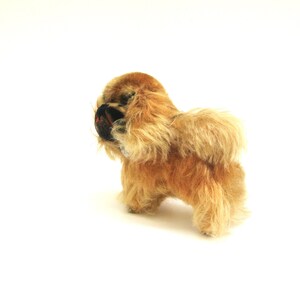 peky original vintage steiff mohair pekinese ... vintage german dog ... made in germany image 4