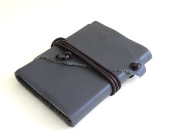 elegant hand made Italian leather journal  ... handmade notebook ... Florence Italy