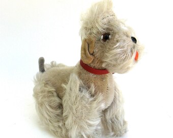 charming original vintage steiff dog   ...  snobby  poodle