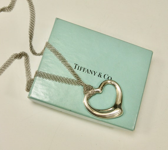 vintage tiffany heart necklace